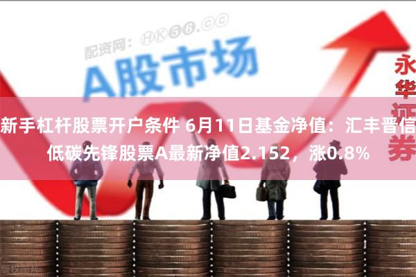 新手杠杆股票开户条件 6月11日基金净值：汇丰晋信低碳先锋股票A最新净值2.152，涨0.8%