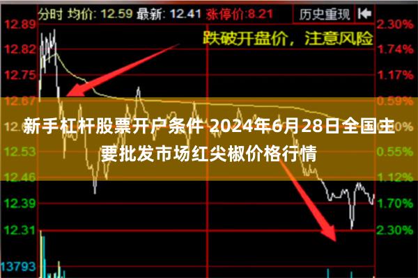 新手杠杆股票开户条件 2024年6月28日全国主要批发市场红尖椒价格行情