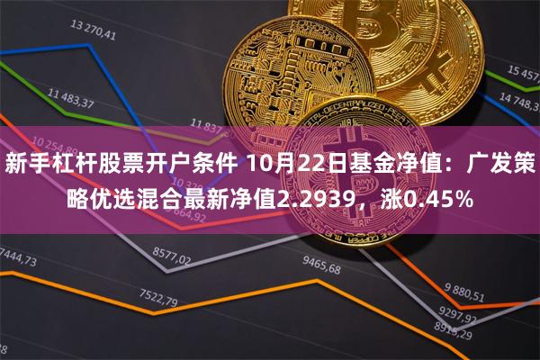 新手杠杆股票开户条件 10月22日基金净值：广发策略优选混合最新净值2.2939，涨0.45%